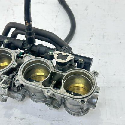 2012 - 2016 HONDA CBR1000RR THROTTLE BODY FUEL INJECTORS GAS LINES HOSES STOCK