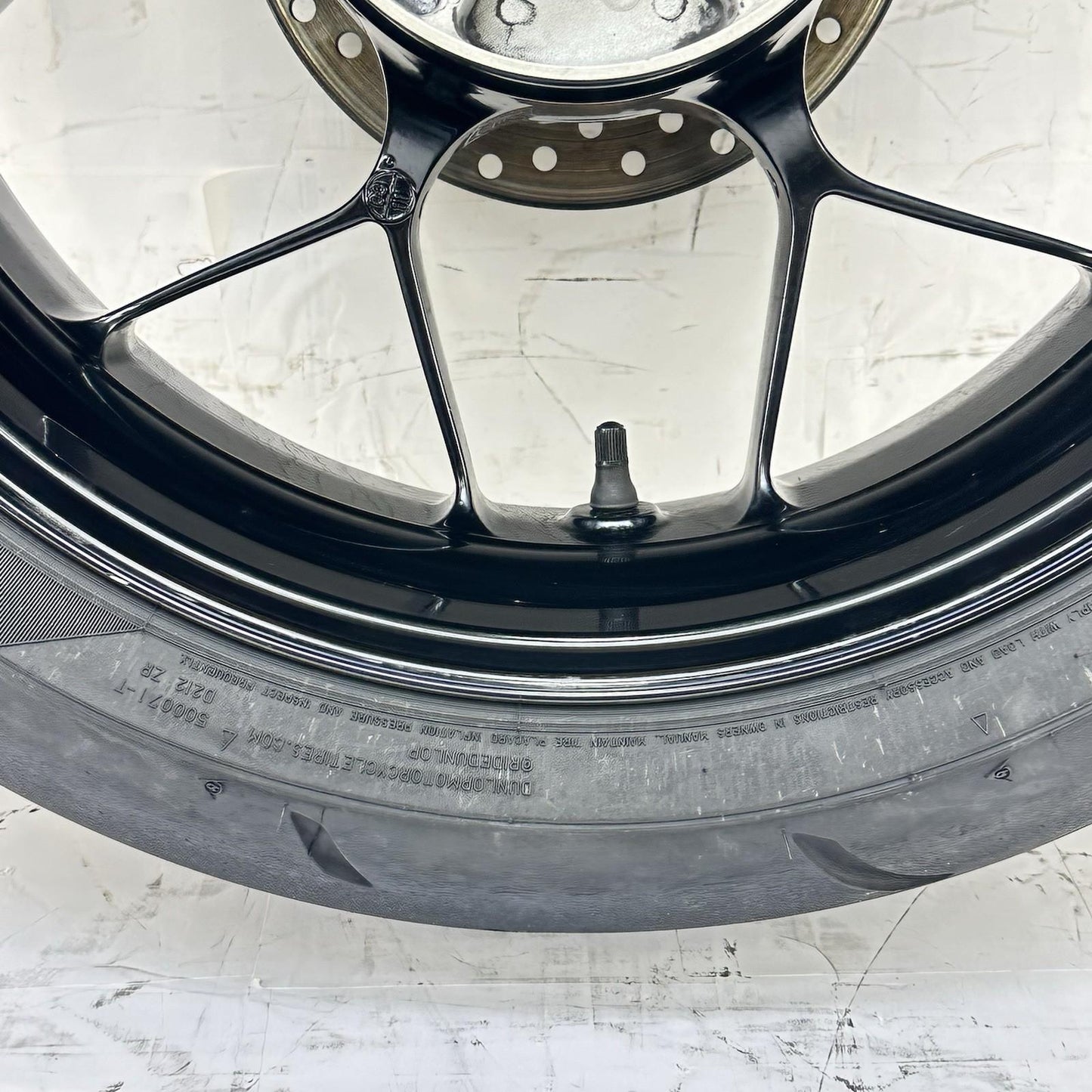 2012 - 2016 HONDA CBR1000RR REAR WHEEL RIM TIRE BACK BRAKE ROTOR DISC BLACK