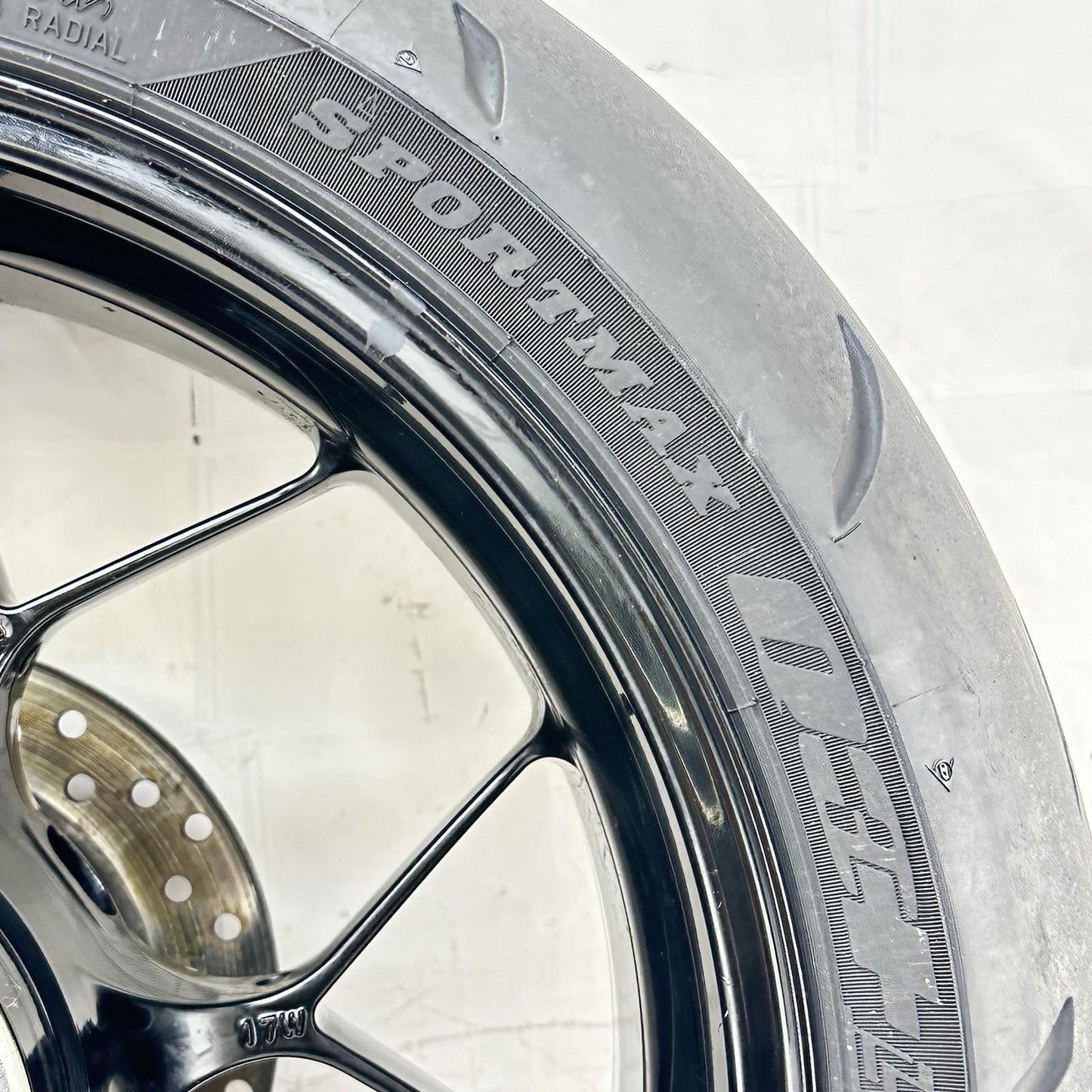 2012 - 2016 HONDA CBR1000RR REAR WHEEL RIM TIRE BACK BRAKE ROTOR DISC BLACK