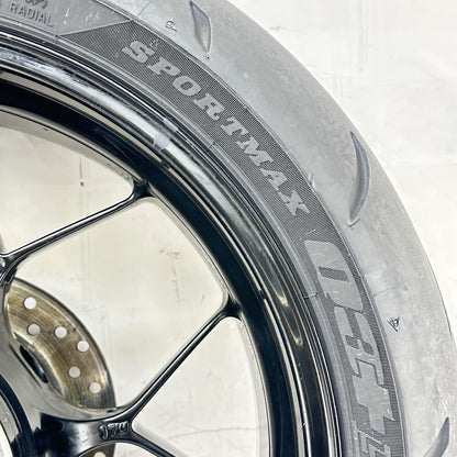 2012 - 2016 HONDA CBR1000RR REAR WHEEL RIM TIRE BACK BRAKE ROTOR DISC BLACK