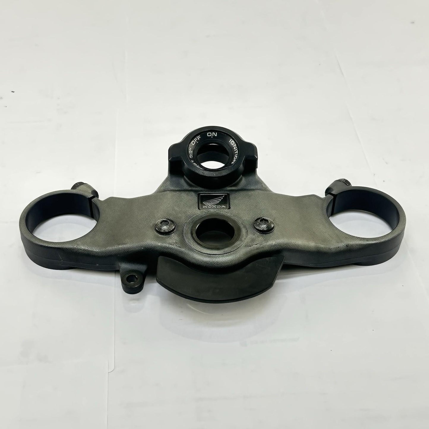 2007 - 2012 HONDA CBR600RR UPPER TRIPLE TREE FRONT FORK CLAMP BLACK STOCK