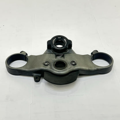 2007 - 2012 HONDA CBR600RR UPPER TRIPLE TREE FRONT FORK CLAMP BLACK STOCK