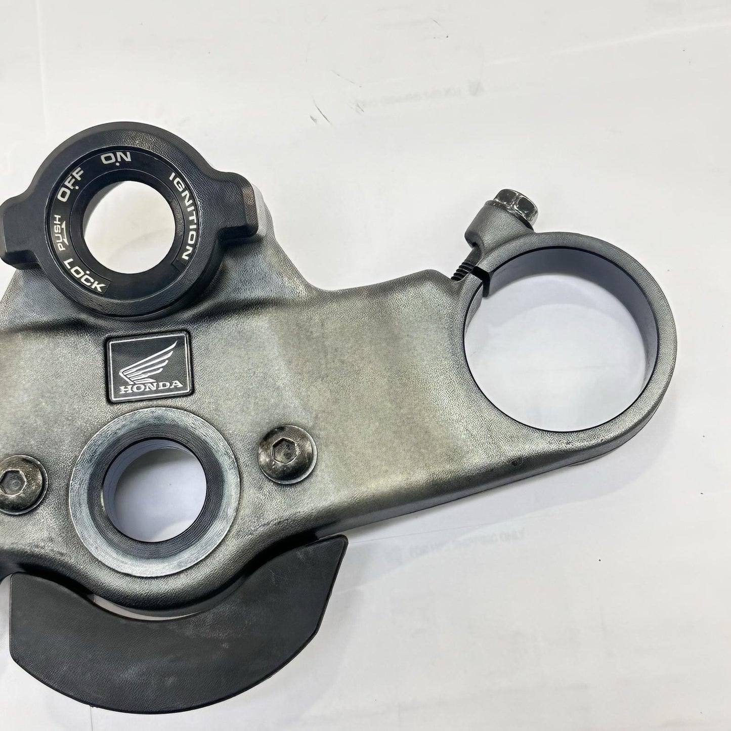2007 - 2012 HONDA CBR600RR UPPER TRIPLE TREE FRONT FORK CLAMP BLACK STOCK
