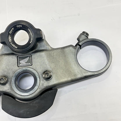 2007 - 2012 HONDA CBR600RR UPPER TRIPLE TREE FRONT FORK CLAMP BLACK STOCK