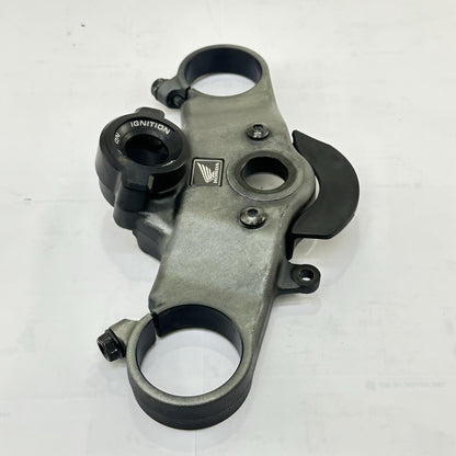 2007 - 2012 HONDA CBR600RR UPPER TRIPLE TREE FRONT FORK CLAMP BLACK STOCK