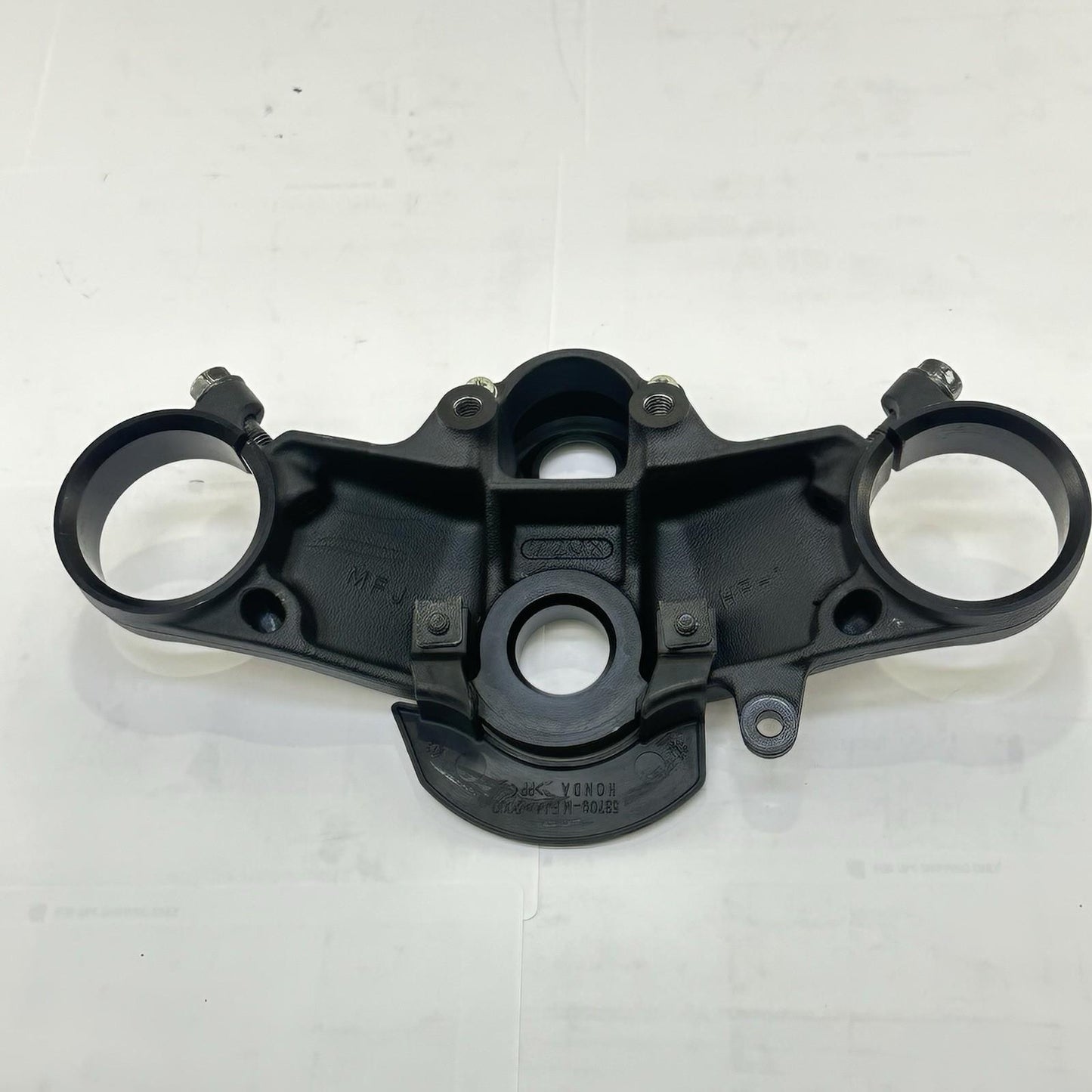 2007 - 2012 HONDA CBR600RR UPPER TRIPLE TREE FRONT FORK CLAMP BLACK STOCK