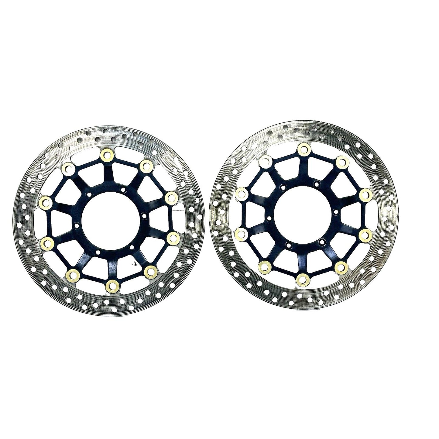 2007 - 2012 HONDA CBR600RR FRONT BRAKE ROTORS DISCS LEFT RIGHT SET BOLTS YUTAKA