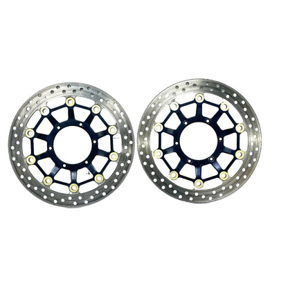 2007 - 2012 HONDA CBR600RR FRONT BRAKE ROTORS DISCS LEFT RIGHT SET BOLTS YUTAKA