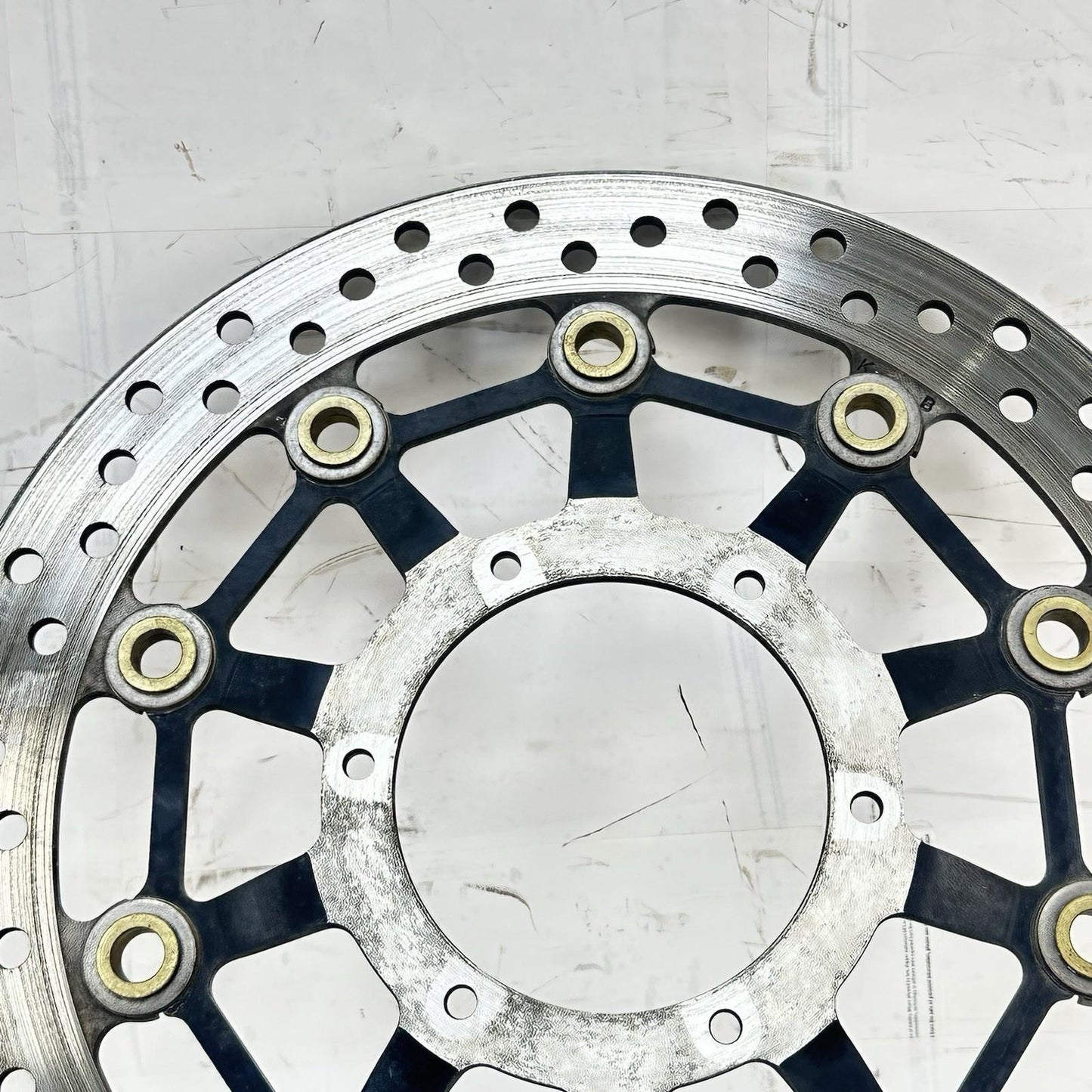 2007 - 2012 HONDA CBR600RR FRONT BRAKE ROTORS DISCS LEFT RIGHT SET BOLTS YUTAKA