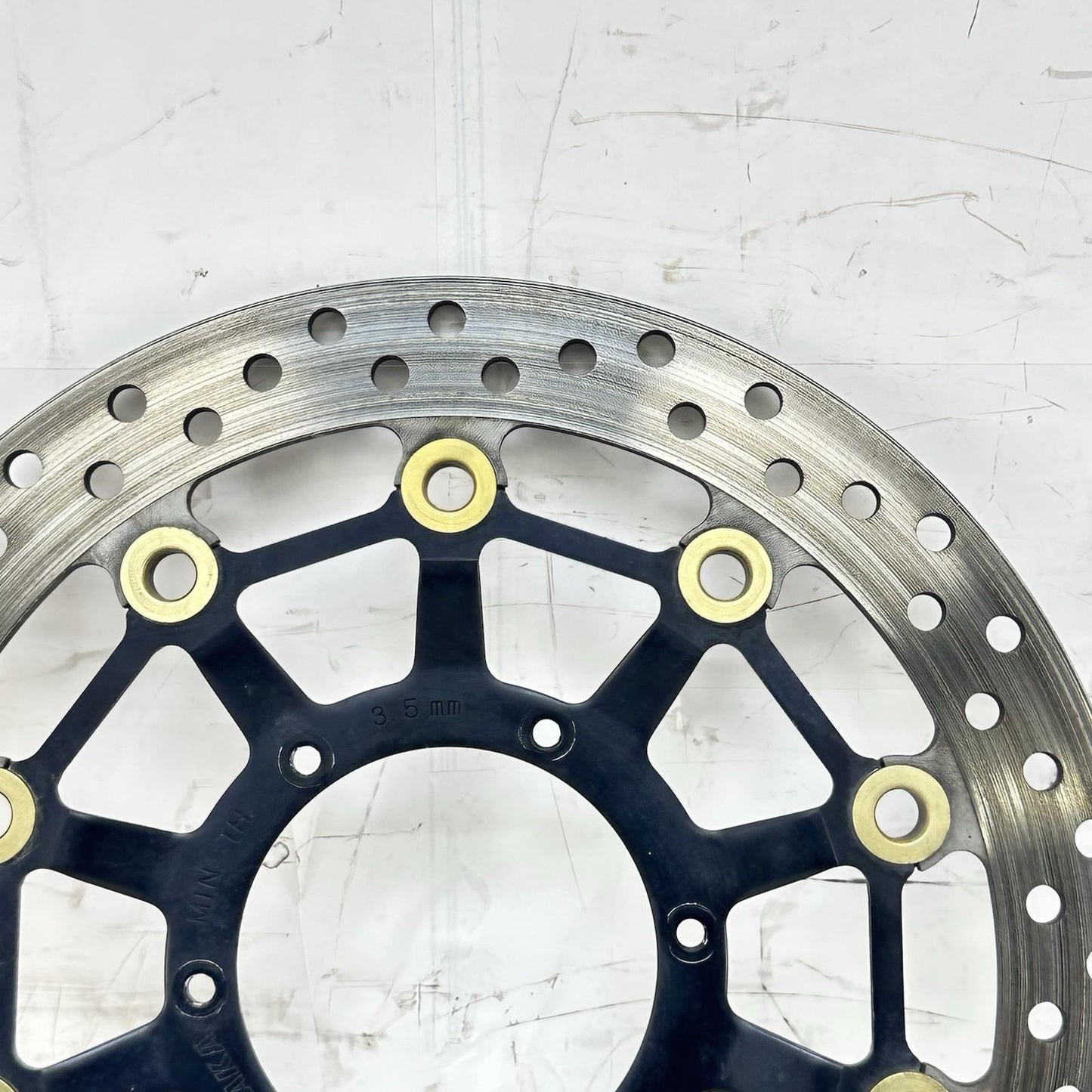 2007 - 2012 HONDA CBR600RR FRONT BRAKE ROTORS DISCS LEFT RIGHT SET BOLTS YUTAKA