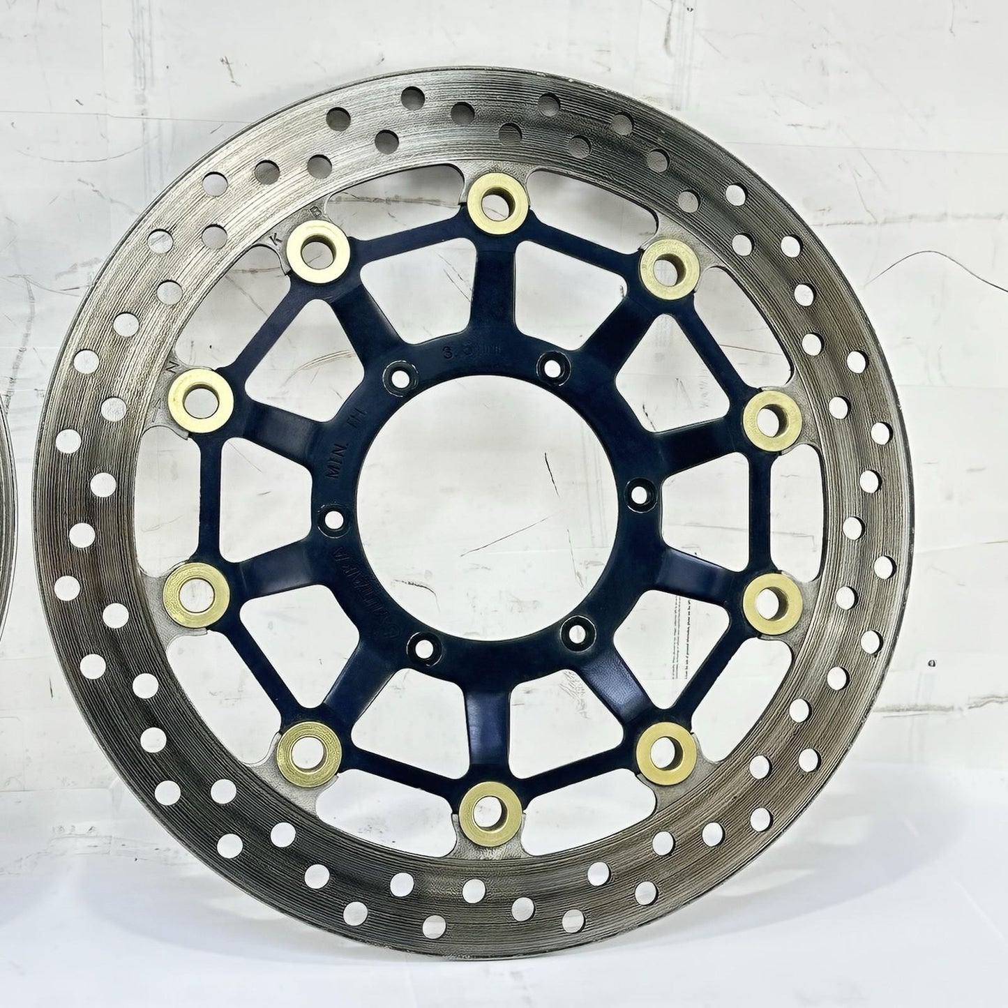2007 - 2012 HONDA CBR600RR FRONT BRAKE ROTORS DISCS LEFT RIGHT SET BOLTS YUTAKA