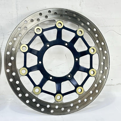 2007 - 2012 HONDA CBR600RR FRONT BRAKE ROTORS DISCS LEFT RIGHT SET BOLTS YUTAKA