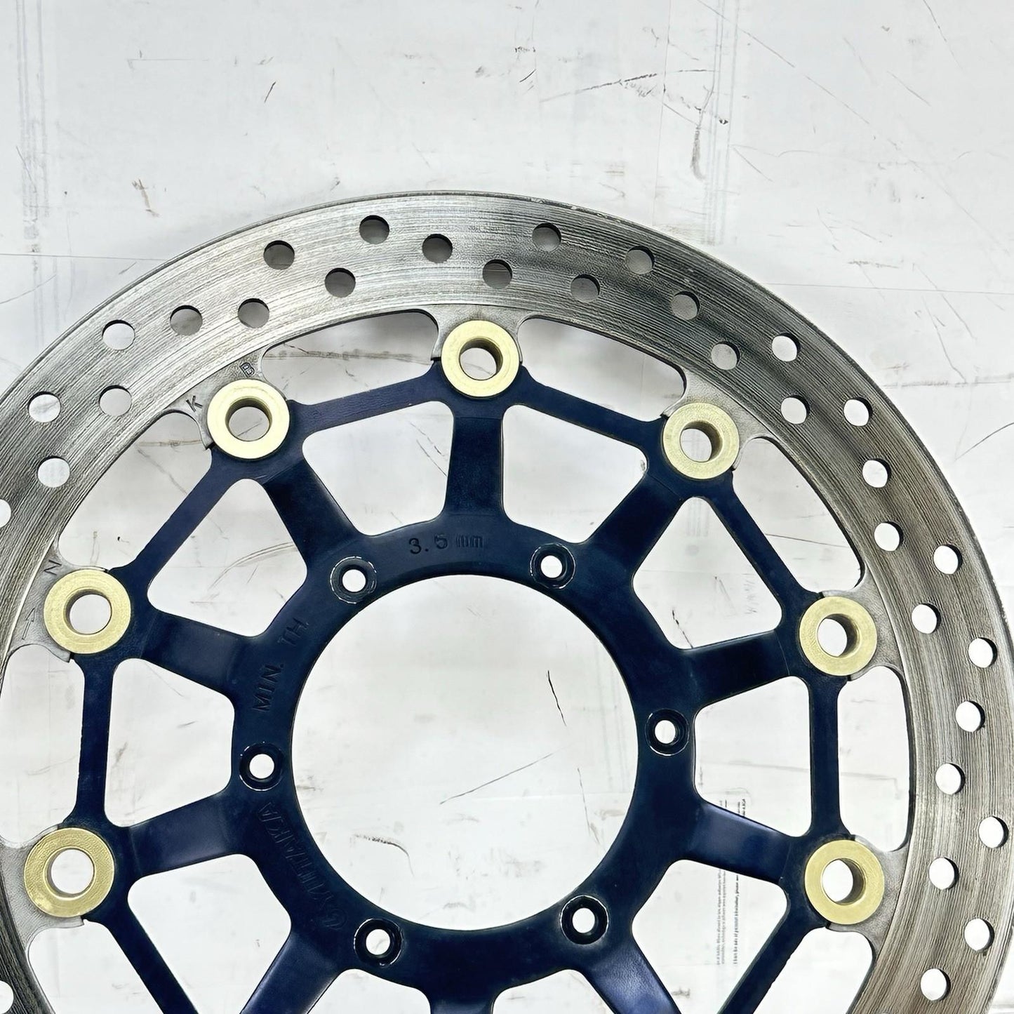 2007 - 2012 HONDA CBR600RR FRONT BRAKE ROTORS DISCS LEFT RIGHT SET BOLTS YUTAKA