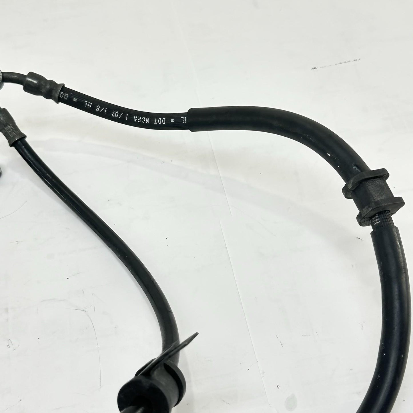2007 - 2012 HONDA CBR600RR FRONT REAR BRAKE LINES CALIPER HOSES SET BLACK STOCK