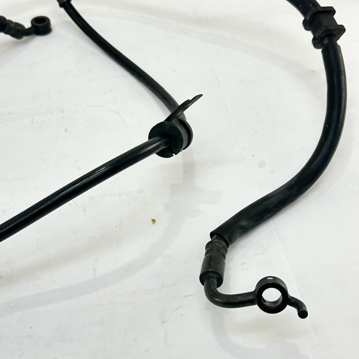 2007 - 2012 HONDA CBR600RR FRONT REAR BRAKE LINES CALIPER HOSES SET BLACK STOCK