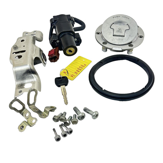 2007 - 2012 HONDA CBR600RR IGNITION LOCK SET SWITCH KEY FUEL GAS CAP SEAT LATCH