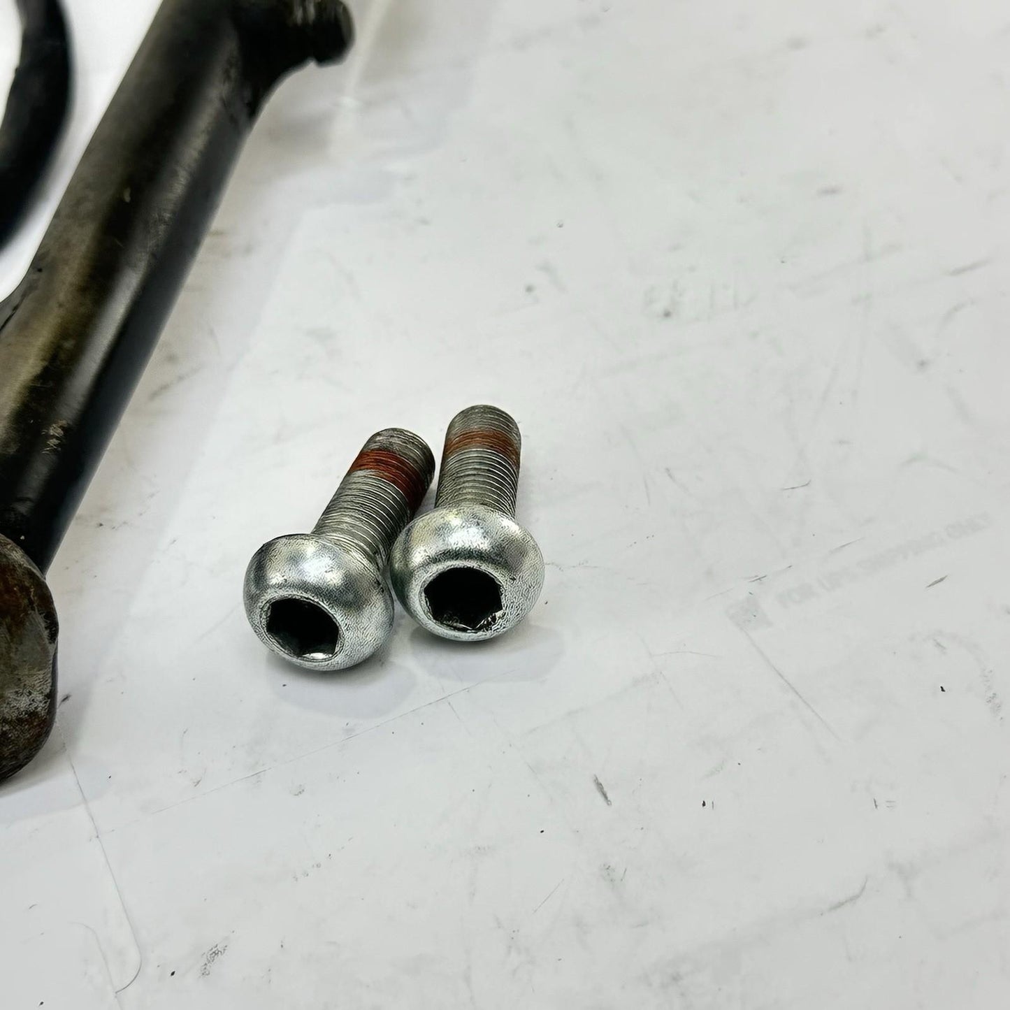 2007 - 2012 HONDA CBR600RR KICKSTAND SIDE LEG PROP STAND KICK SENSOR BOLTS BLACK