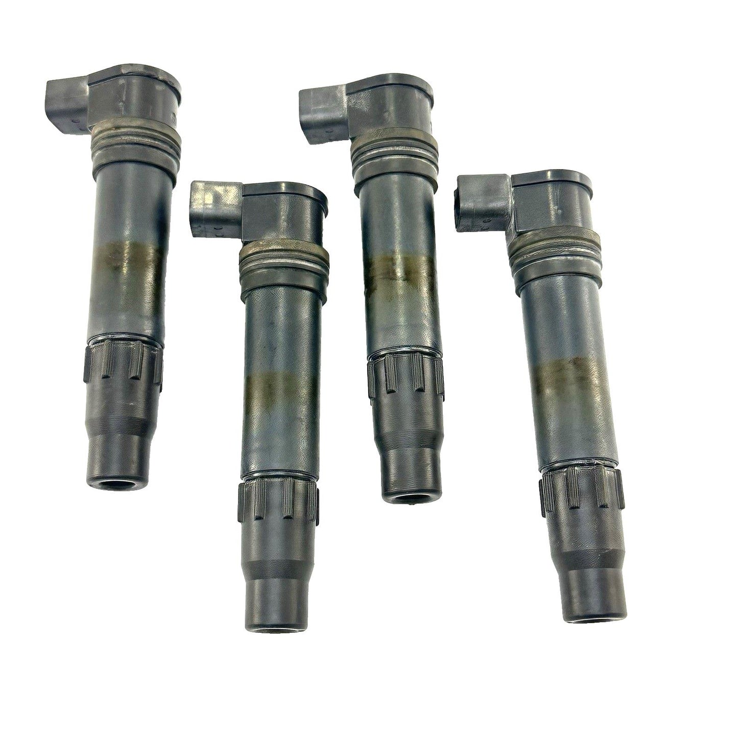 2007 - 2012 HONDA CBR600RR IGNITION COILS SPARK PLUG CAPS STICKS SET BLACK STOCK