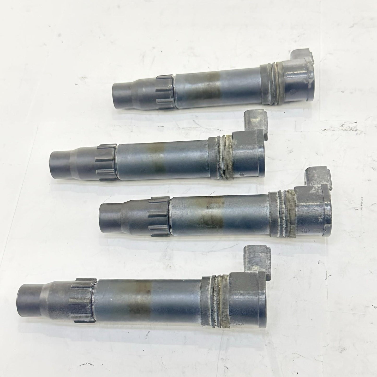 2007 - 2012 HONDA CBR600RR IGNITION COILS SPARK PLUG CAPS STICKS SET BLACK STOCK