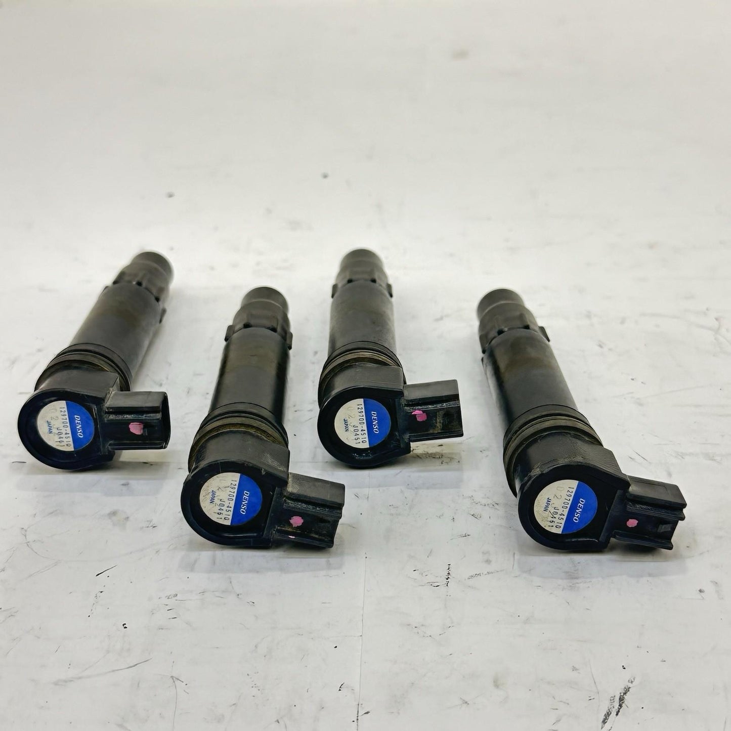 2007 - 2012 HONDA CBR600RR IGNITION COILS SPARK PLUG CAPS STICKS SET BLACK STOCK