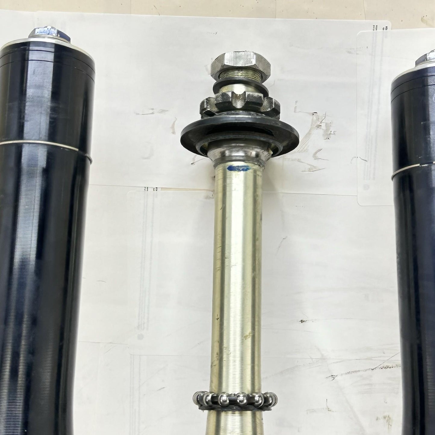 2007 - 2012 HONDA CBR600RR FRONT FORKS TRIPLE TREE SUSPENSION LEGS TUBES SET