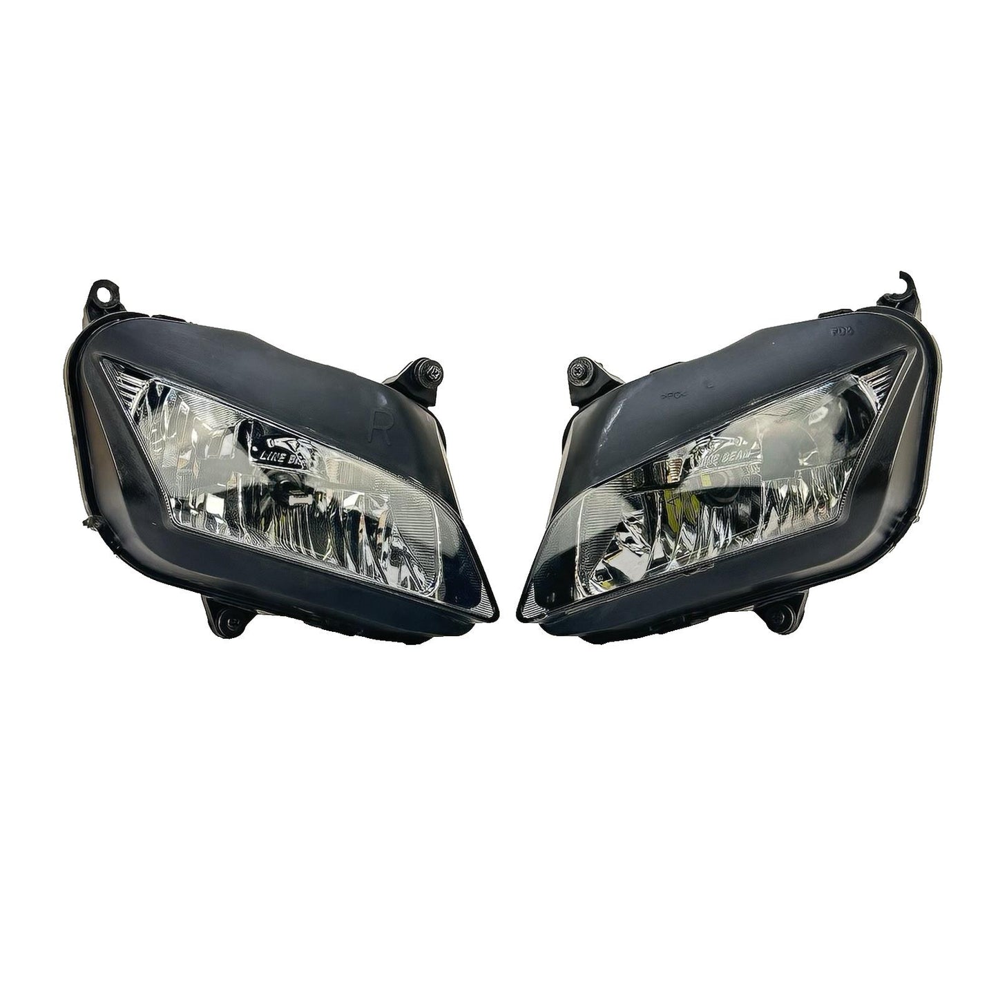2007 - 2012 HONDA CBR600RR HEADLIGHTS FRONT LAMPS LEFT RIGHT SET LIGHTS