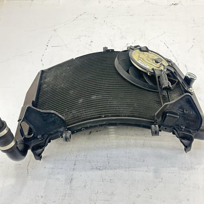 2007 - 2012 HONDA CBR600RR RADIATOR ENGINE MOTOR COOLING FAN BLACK STOCK