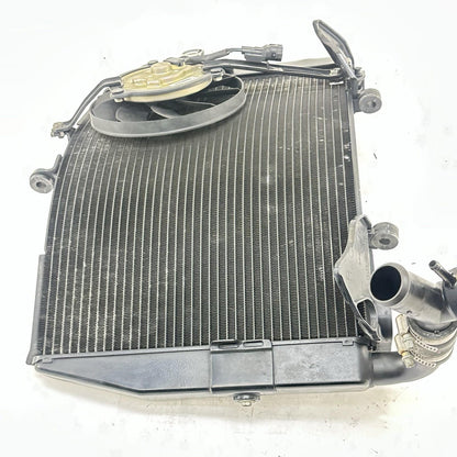 2007 - 2012 HONDA CBR600RR RADIATOR ENGINE MOTOR COOLING FAN BLACK STOCK