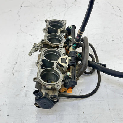 2007 - 2012 HONDA CBR600RR THROTTLE BODY FUEL INJECTORS ASSEMBLY STOCK