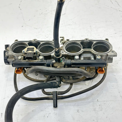 2007 - 2012 HONDA CBR600RR THROTTLE BODY FUEL INJECTORS ASSEMBLY STOCK