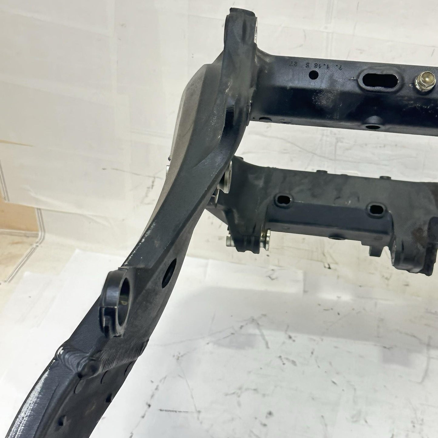 2007 - 2012 HONDA CBR600RR MAIN FRAME BODY CHASSIS BLACK STOCK