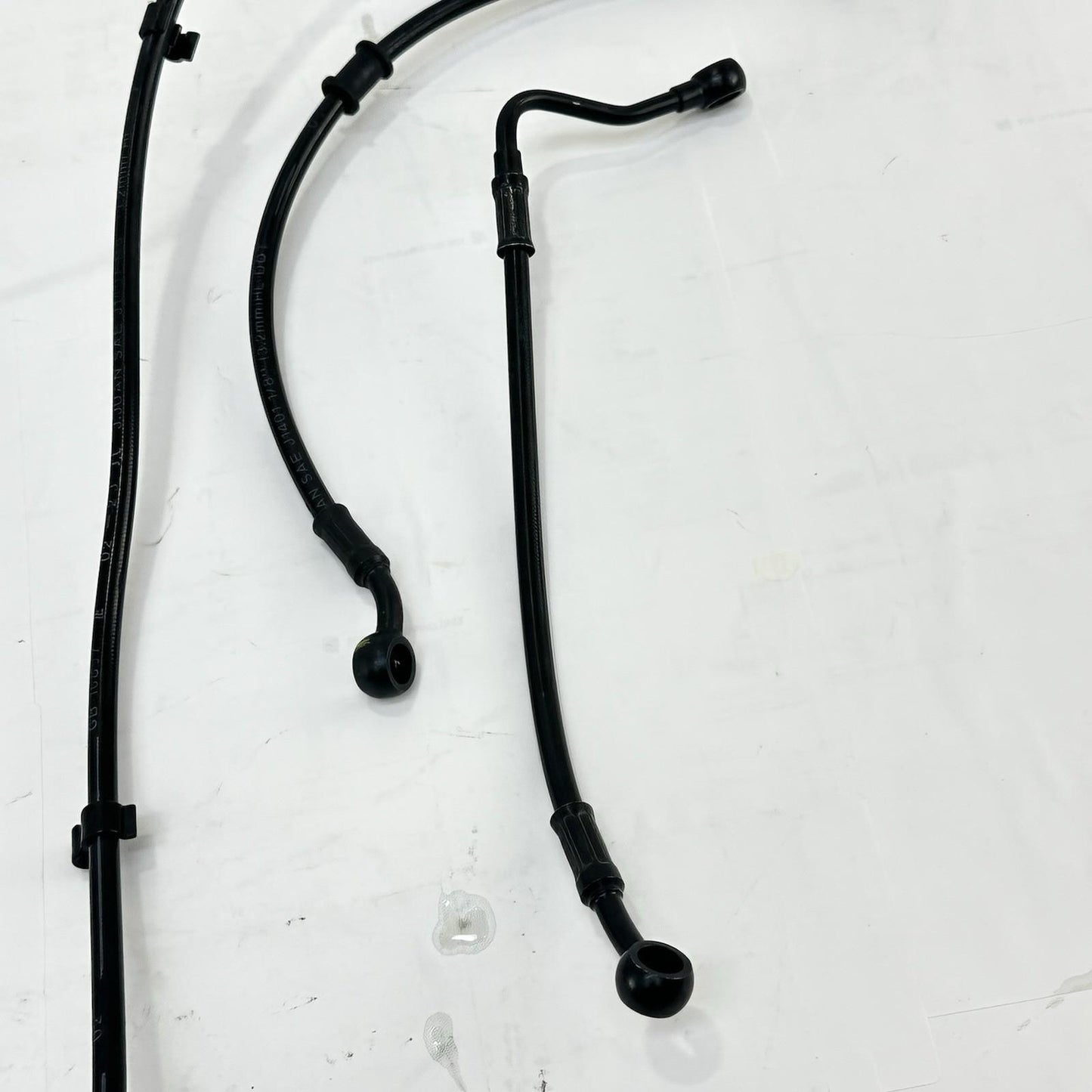 2021 - 2026 APRILIA RS 660 ABS BRAKE LINES HOSES FRONT REAR SET BLACK STOCK