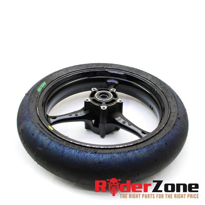 2007 2008 SUZUKI GSXR1000 FRONT WHEEL BLACK RIM STRAIGHT 06 07 GSXR600 GSXR750