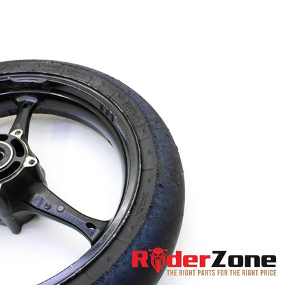 2007 2008 SUZUKI GSXR1000 FRONT WHEEL BLACK RIM STRAIGHT 06 07 GSXR600 GSXR750
