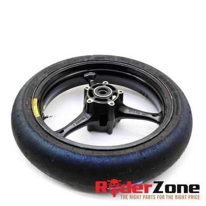 2007 2008 SUZUKI GSXR1000 FRONT WHEEL BLACK RIM STRAIGHT 06 07 GSXR600 GSXR750