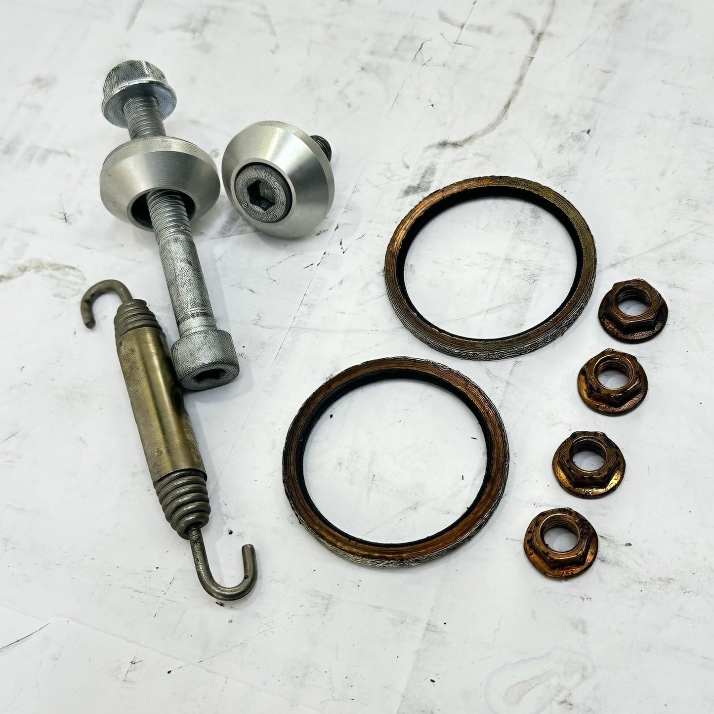 2021 - 2026 APRILIA RS 660 EXHAUST BOLTS NUTS HARDWARE MOUNTING SCREWS