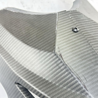 2021 - 2026 APRILIA RS 660 EXHAUST HEAT SHIELD COVER GUARD BLACK CARBON FIBER