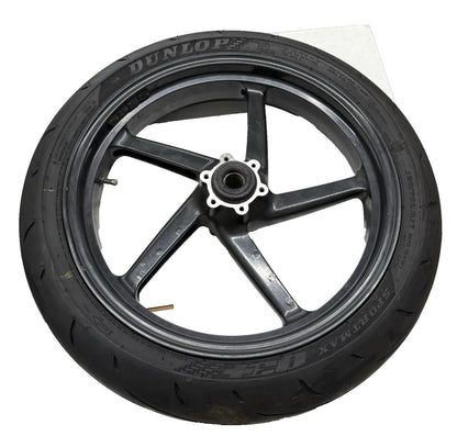 2001 - 2003 APRILIA RSV 1000 MILLE FRONT WHEEL RIM DUNLOP TIRE 120/70ZR17