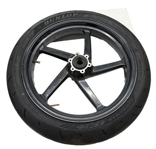 2001 - 2003 APRILIA RSV 1000 MILLE FRONT WHEEL RIM DUNLOP TIRE 120/70ZR17