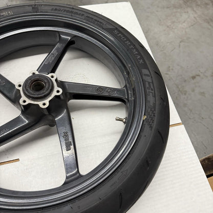 2001 - 2003 APRILIA RSV 1000 MILLE FRONT WHEEL RIM DUNLOP TIRE 120/70ZR17