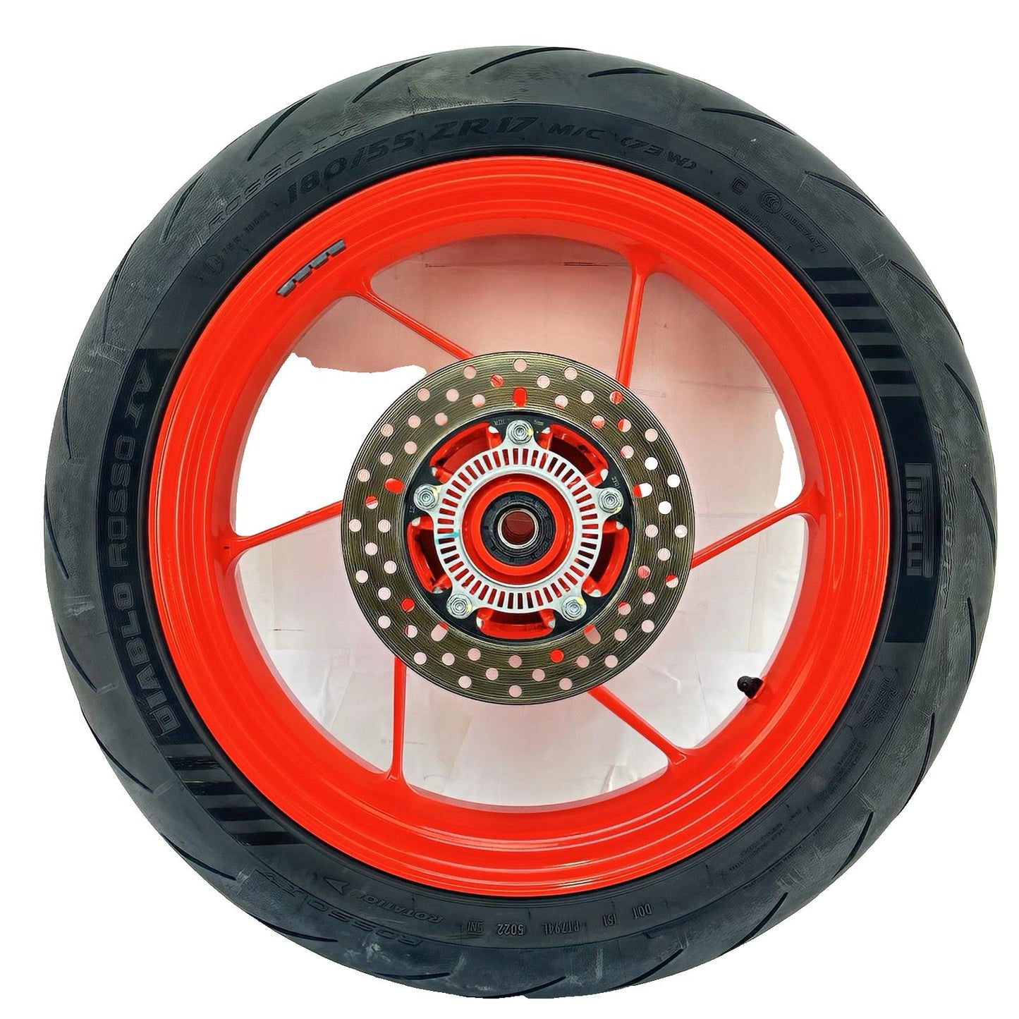 2021 - 2026 APRILIA RS 660 REAR WHEEL RIM TIRE RUBBER BACK BRAKE ROTOR DISC RED