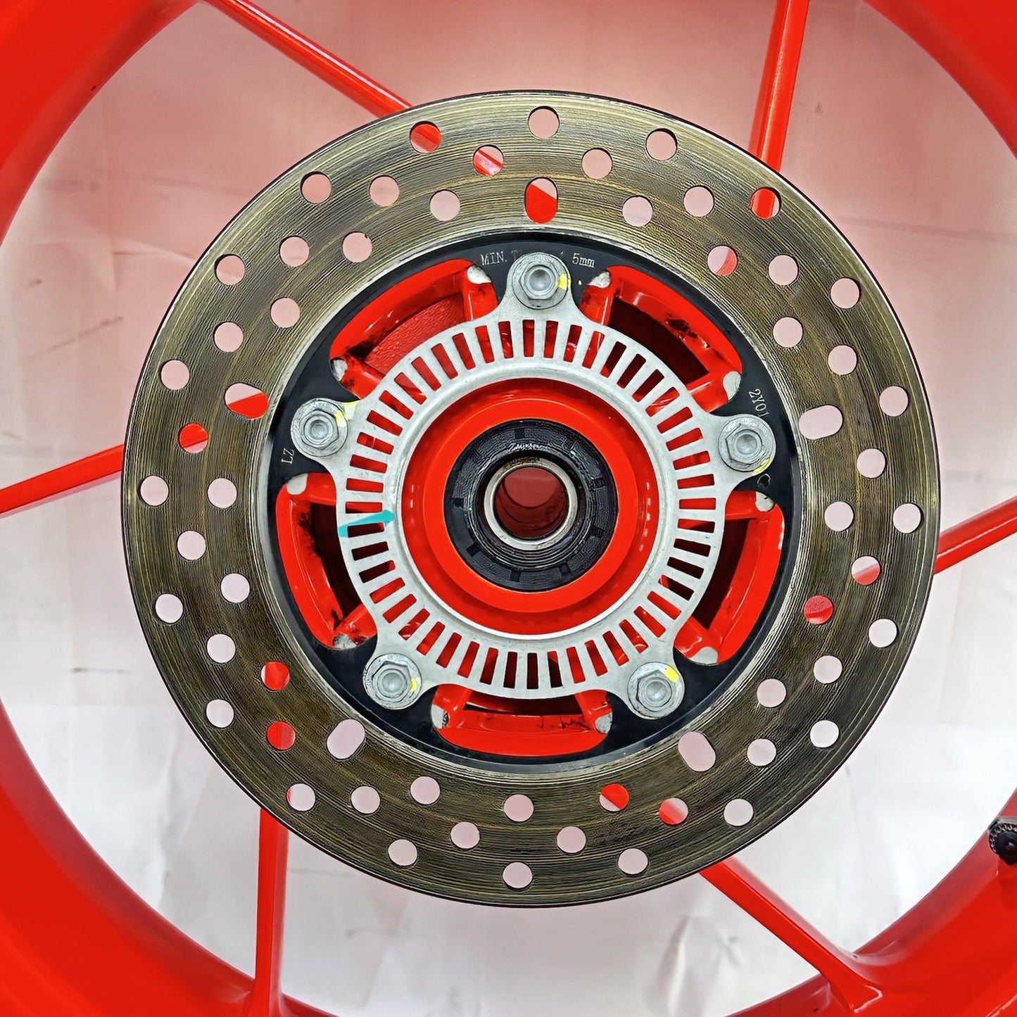 2021 - 2026 APRILIA RS 660 REAR WHEEL RIM TIRE RUBBER BACK BRAKE ROTOR DISC RED
