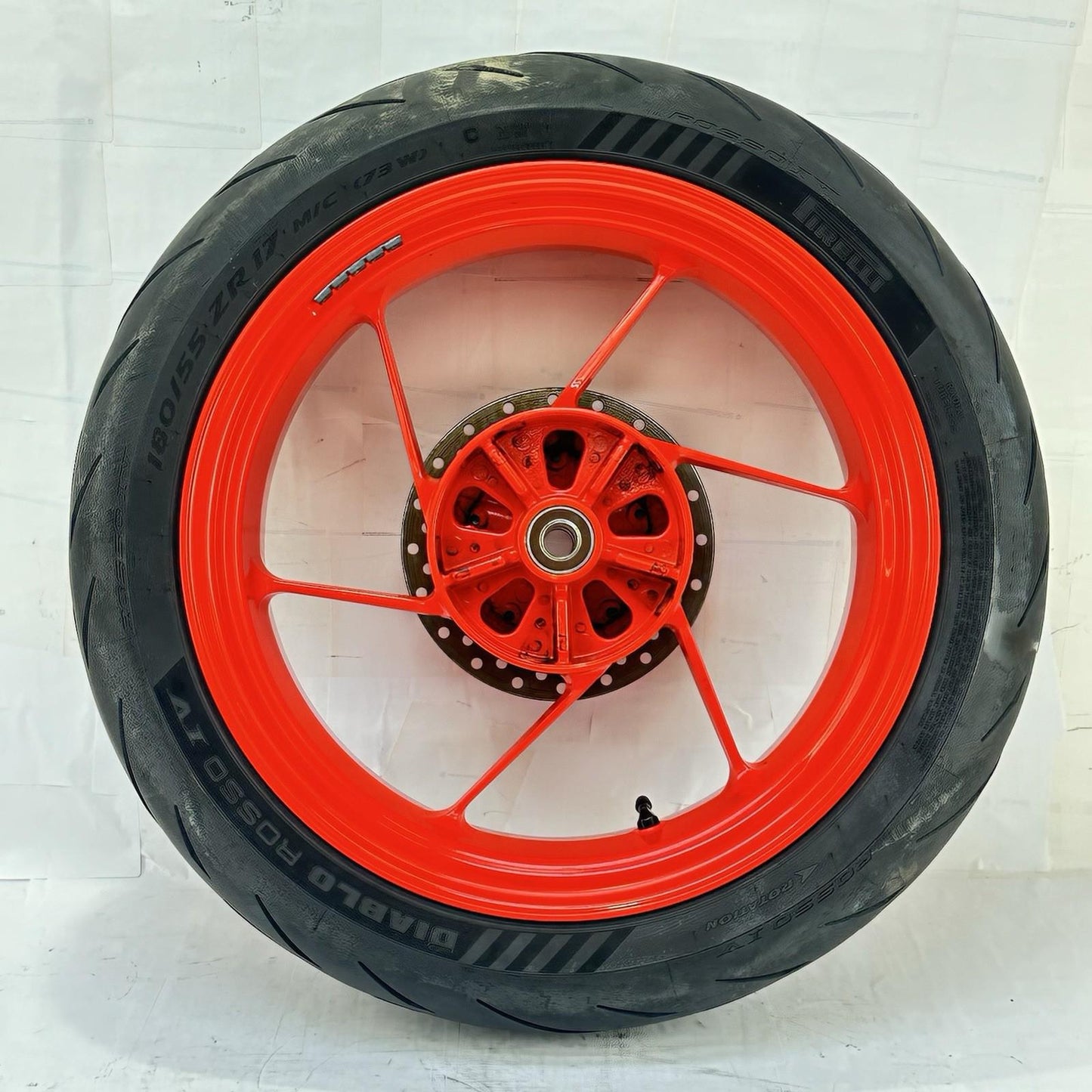 2021 - 2026 APRILIA RS 660 REAR WHEEL RIM TIRE RUBBER BACK BRAKE ROTOR DISC RED