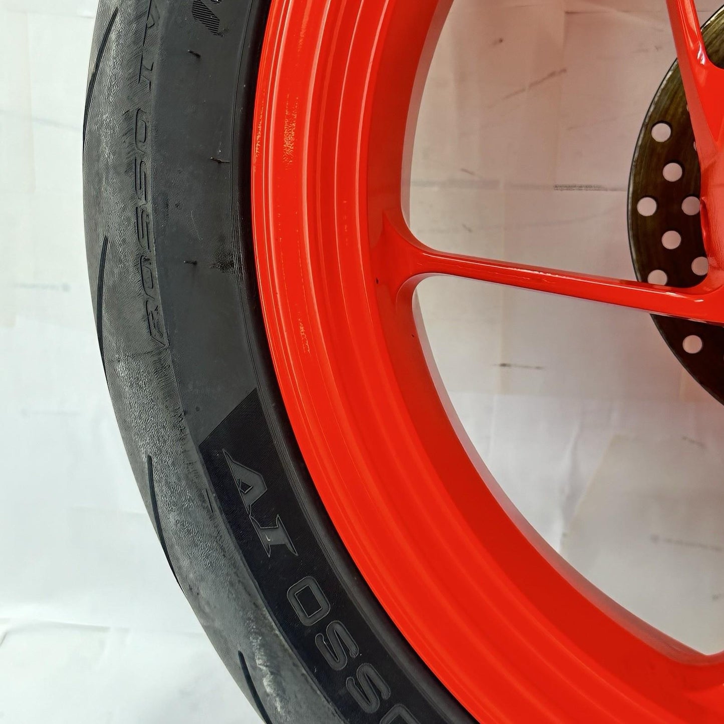 2021 - 2026 APRILIA RS 660 REAR WHEEL RIM TIRE RUBBER BACK BRAKE ROTOR DISC RED