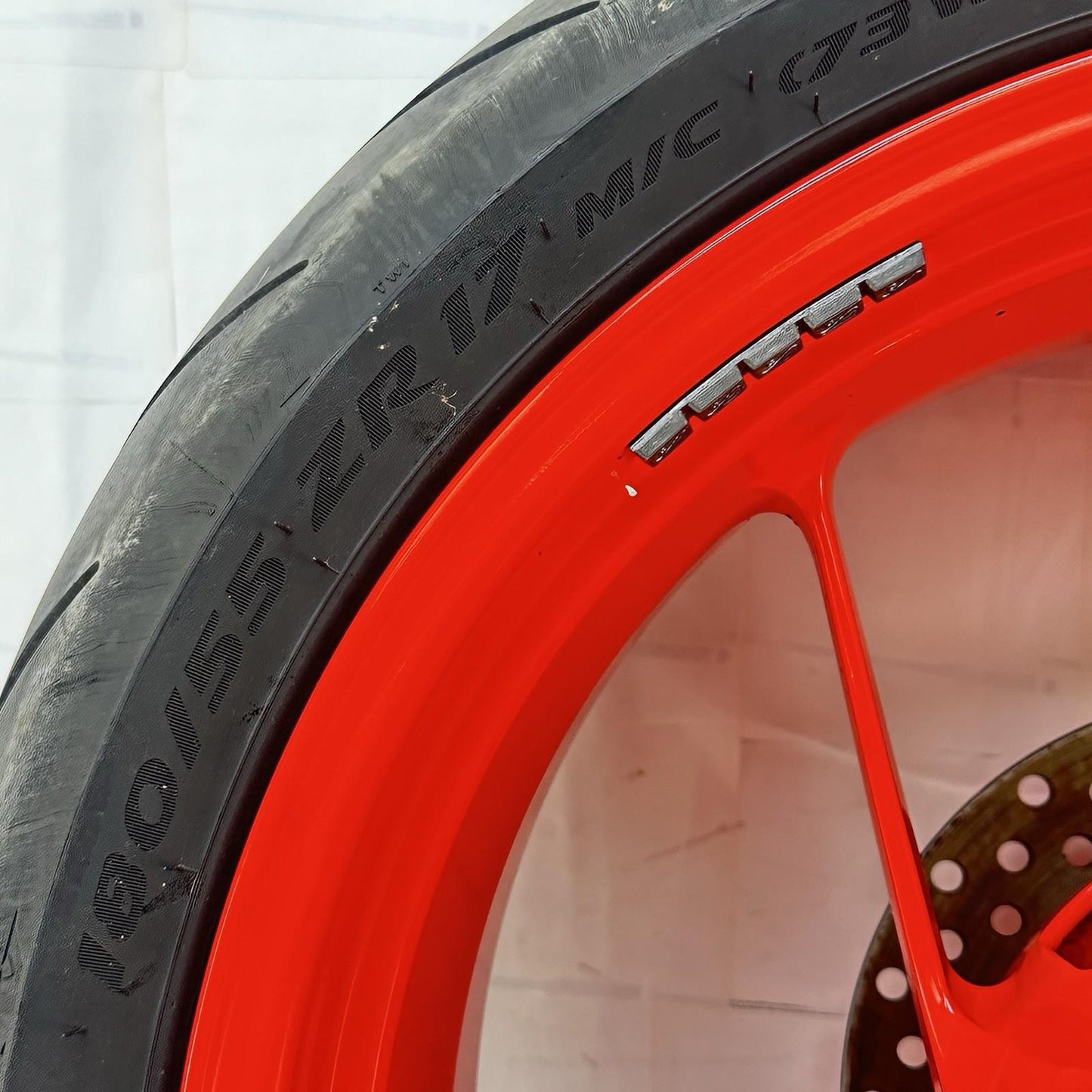 2021 - 2026 APRILIA RS 660 REAR WHEEL RIM TIRE RUBBER BACK BRAKE ROTOR DISC RED