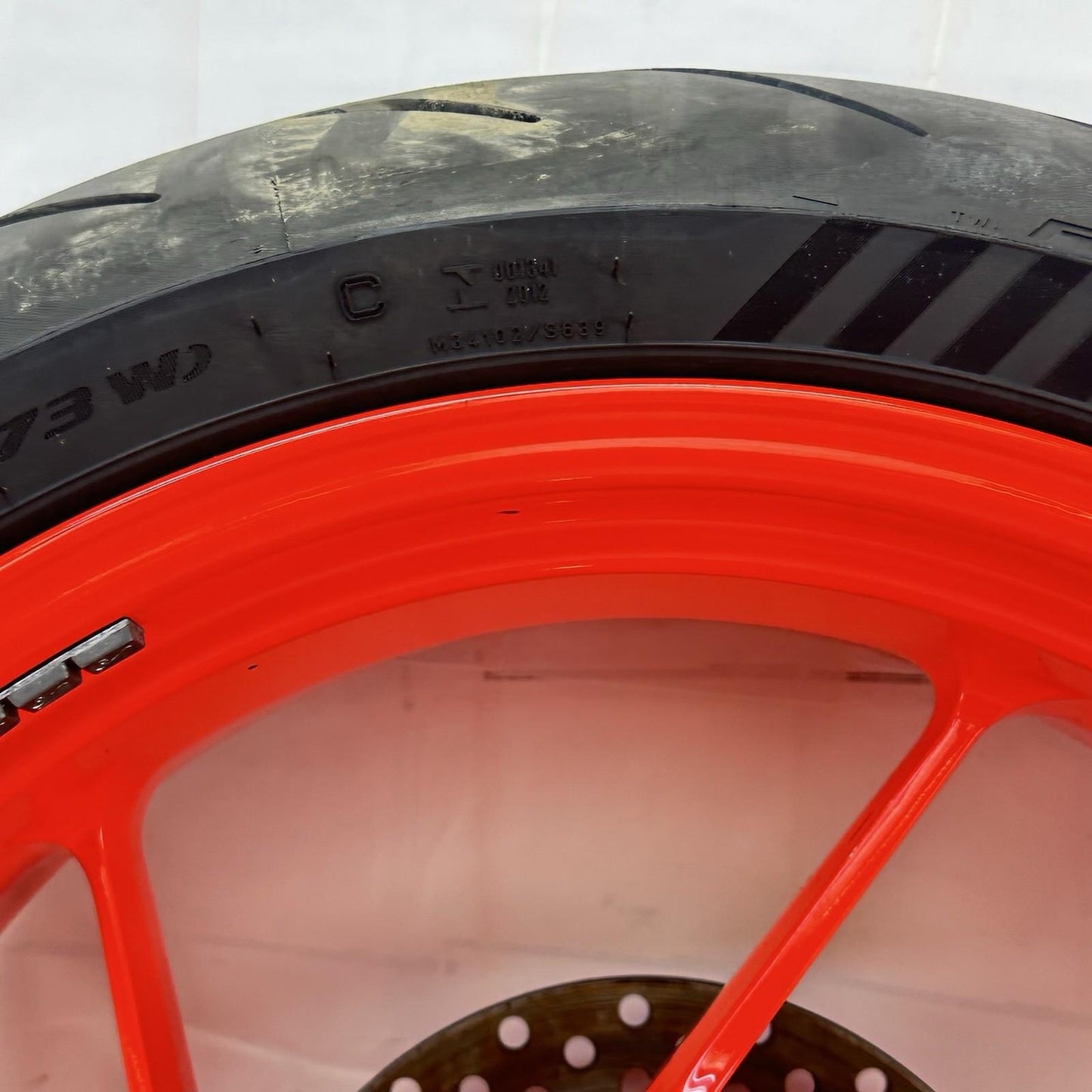 2021 - 2026 APRILIA RS 660 REAR WHEEL RIM TIRE RUBBER BACK BRAKE ROTOR DISC RED