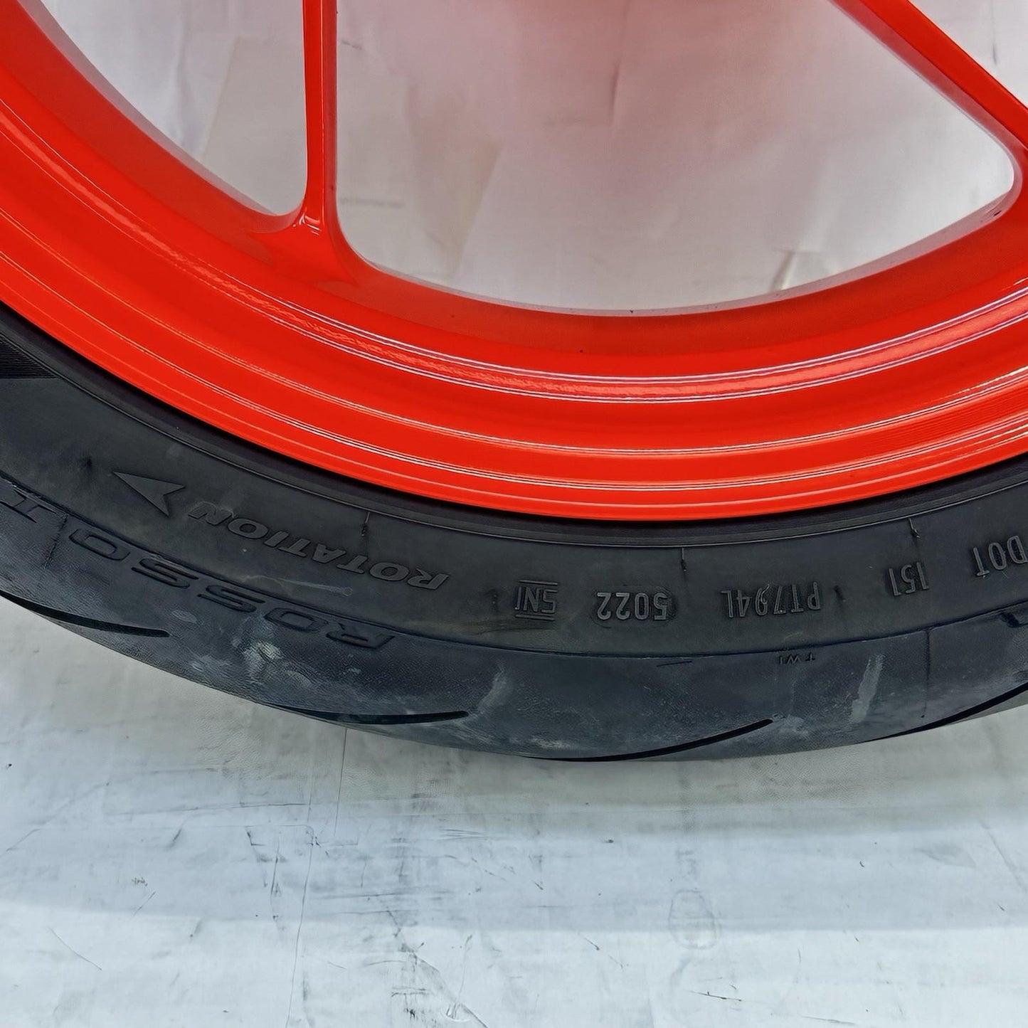 2021 - 2026 APRILIA RS 660 REAR WHEEL RIM TIRE RUBBER BACK BRAKE ROTOR DISC RED
