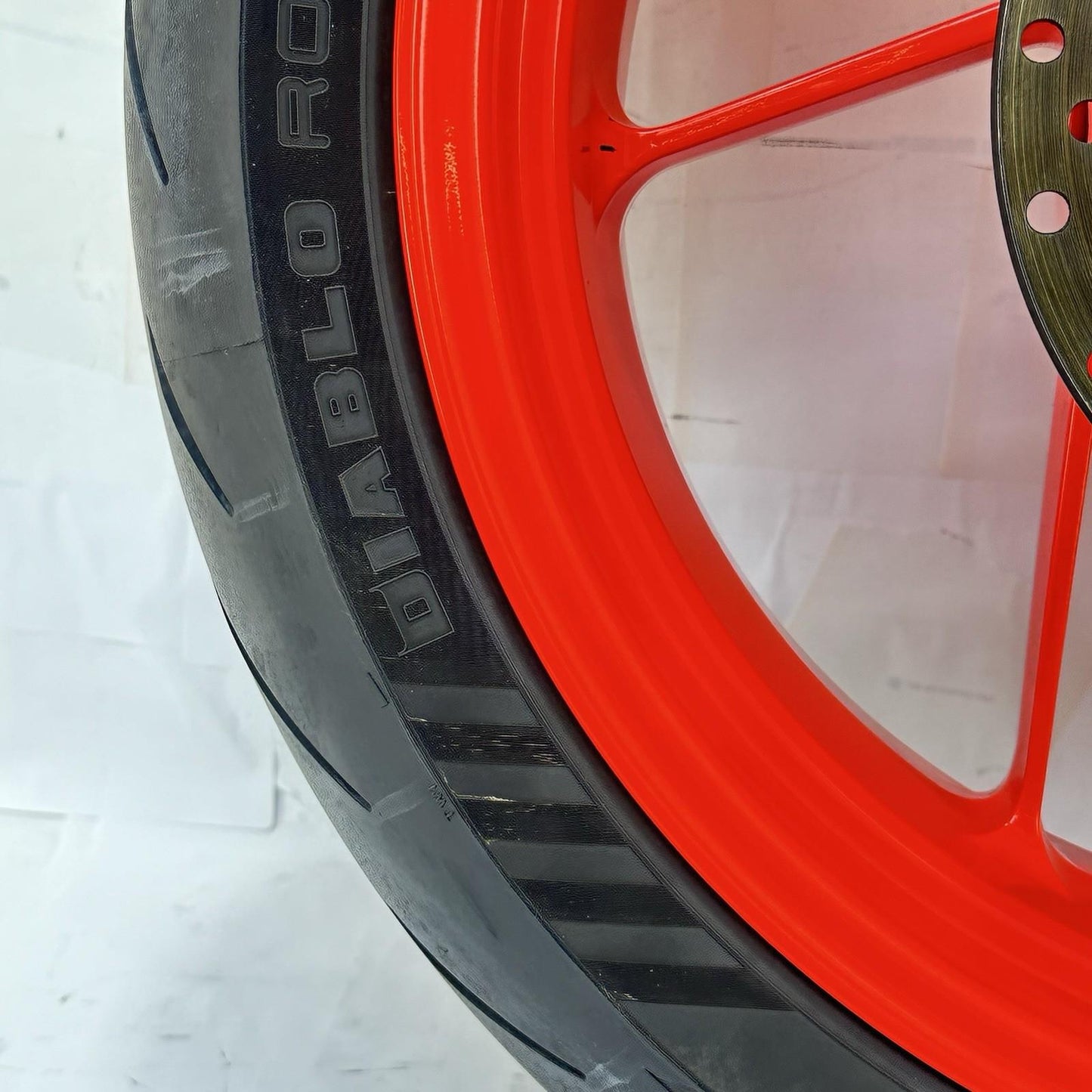 2021 - 2026 APRILIA RS 660 REAR WHEEL RIM TIRE RUBBER BACK BRAKE ROTOR DISC RED