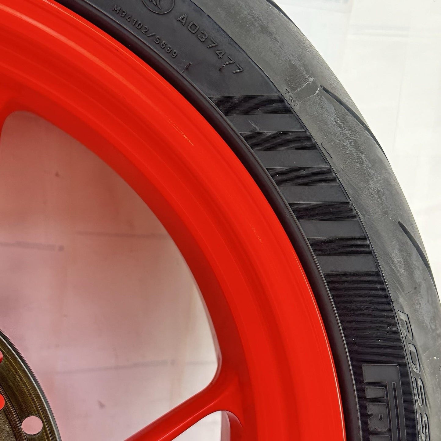 2021 - 2026 APRILIA RS 660 REAR WHEEL RIM TIRE RUBBER BACK BRAKE ROTOR DISC RED