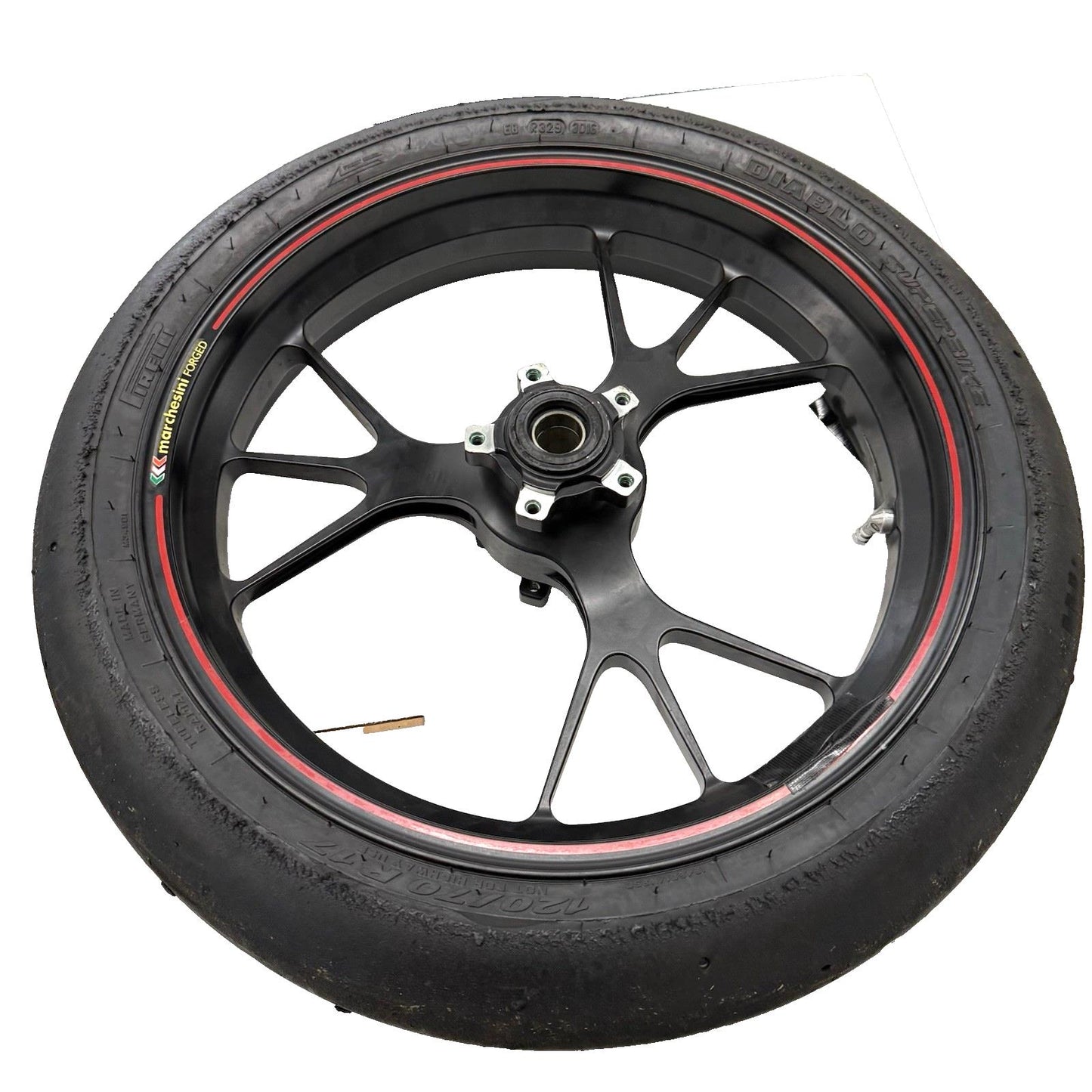 2012 - 2024 DUCATI PANIGALE 1199 1299 FRONT WHEEL MARCHESINI FORGED RIM BLACK OE